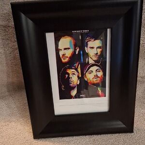 Black Framed Colorful Band Portrait